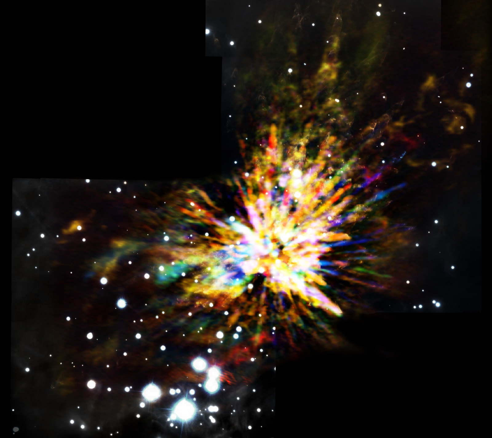 ALMA observatory captured a powerful stellar explosion - Alma, Explosion, Space, Universe, Research, Astronomy, Longpost