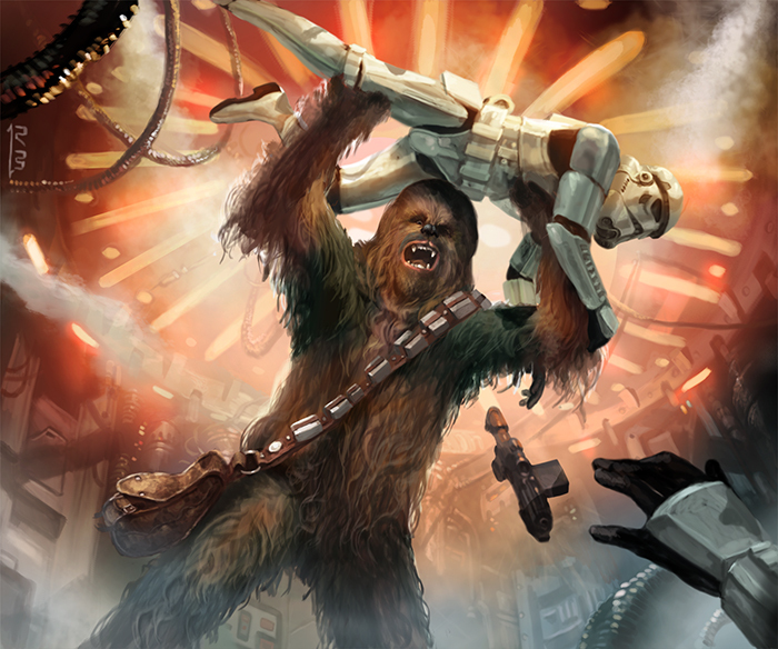 Chewbacca - Star Wars, Biography, Art, Longpost