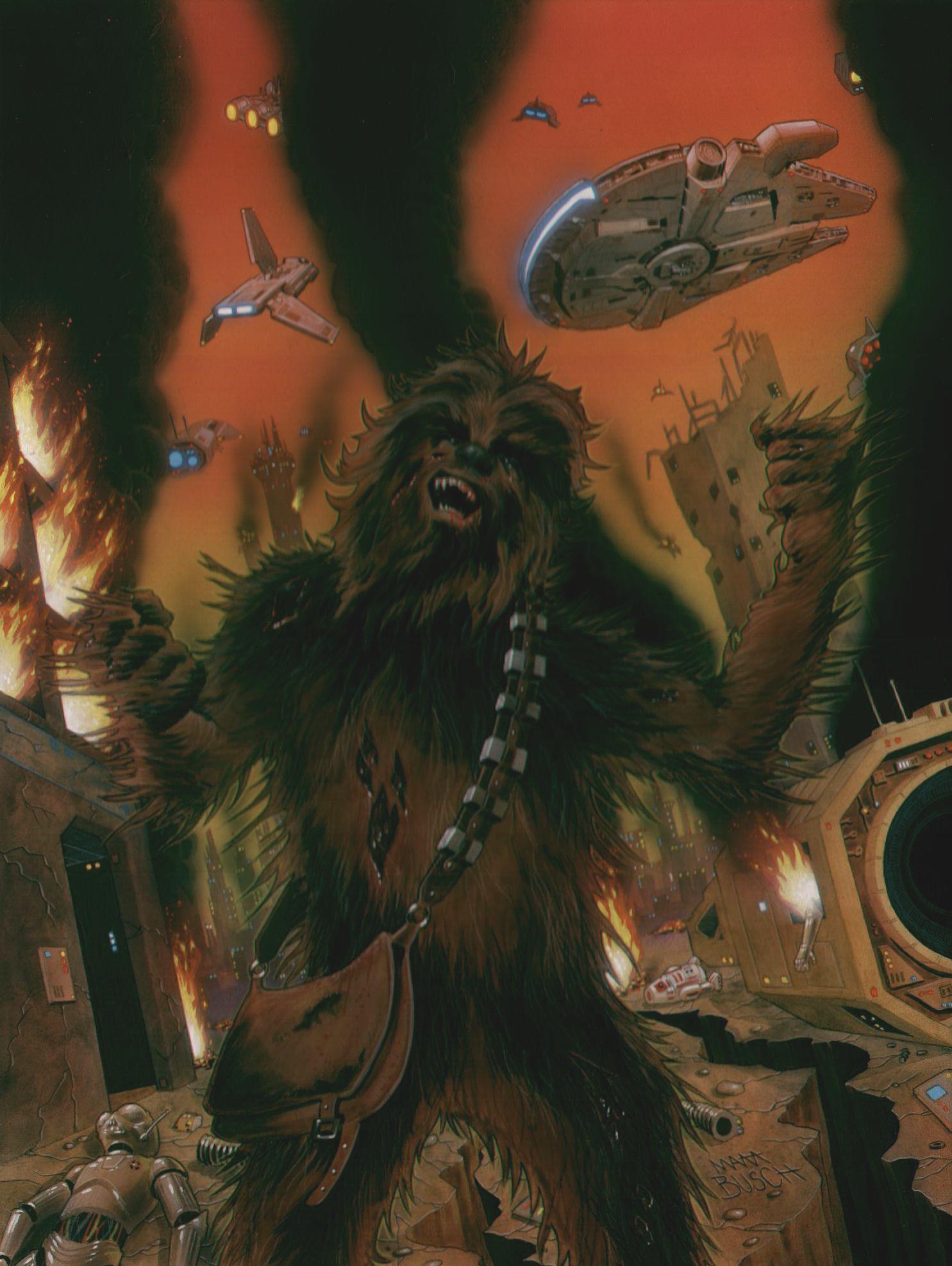 Chewbacca - Star Wars, Biography, Art, Longpost