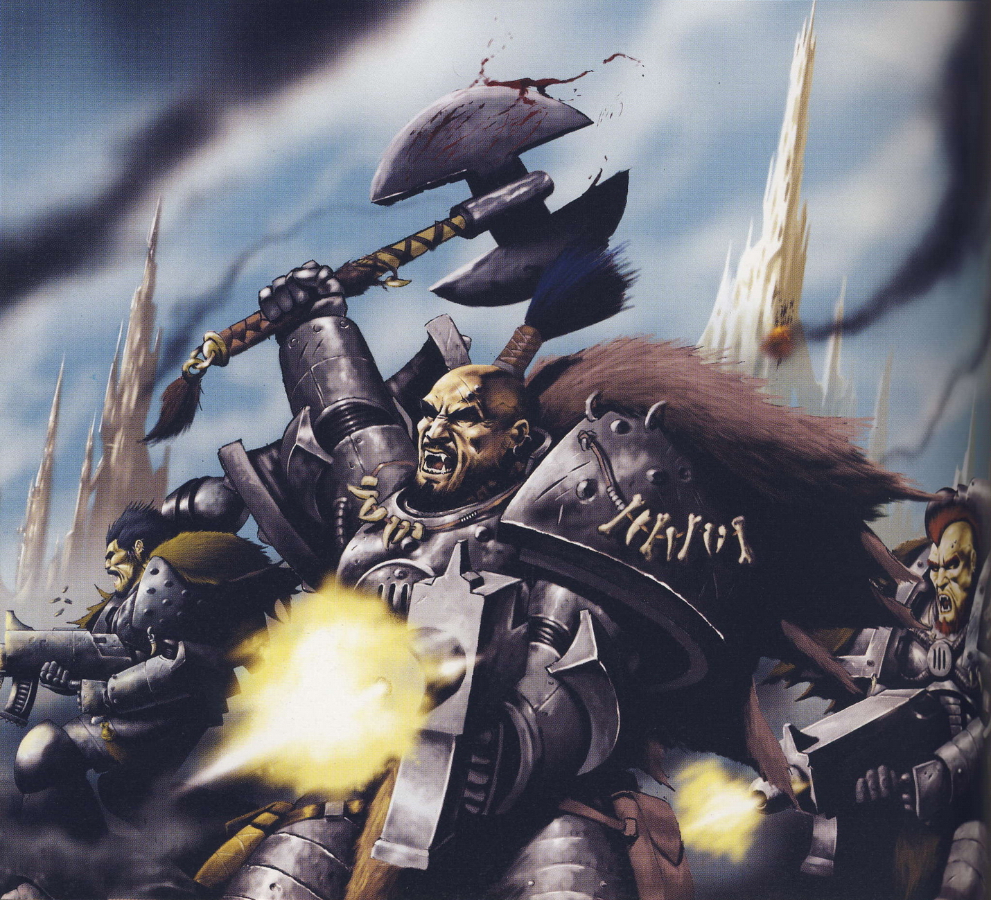 Horus Heresy Space Wolves - Space wolves, Warhammer 40k, Wh Art, Space Marine, Horus heresy, Longpost