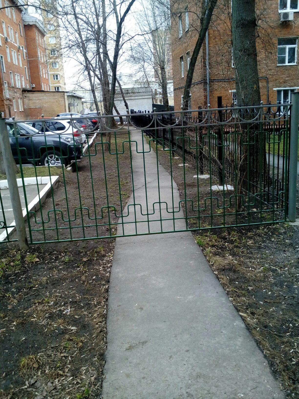 On the last mini-wave - My, Moscow, Fence, Road, The photo