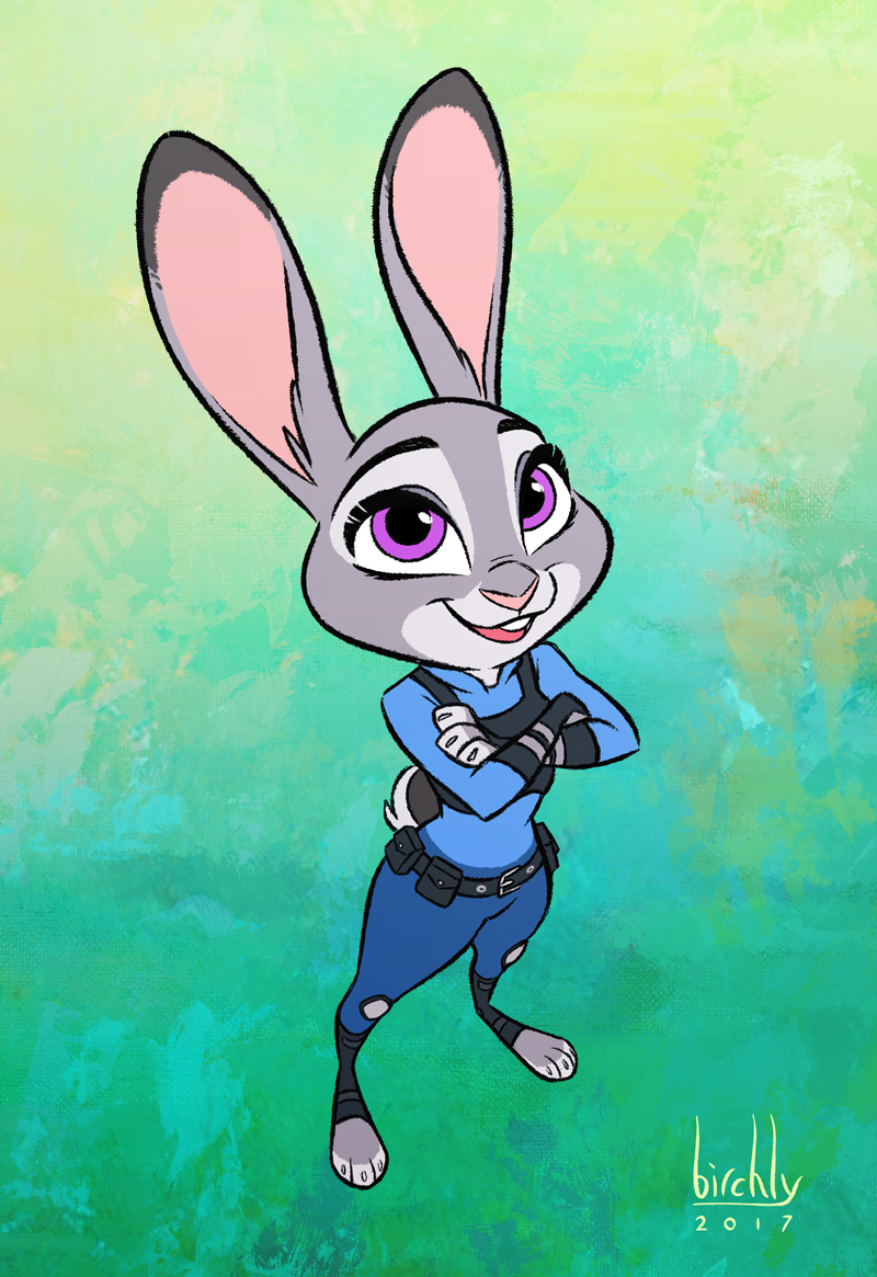 Арты от artbirchly - Зверополис, Арт, Мисс Барашкис, Nick Wilde, Judy Hopps, Длиннопост, Artbirchly