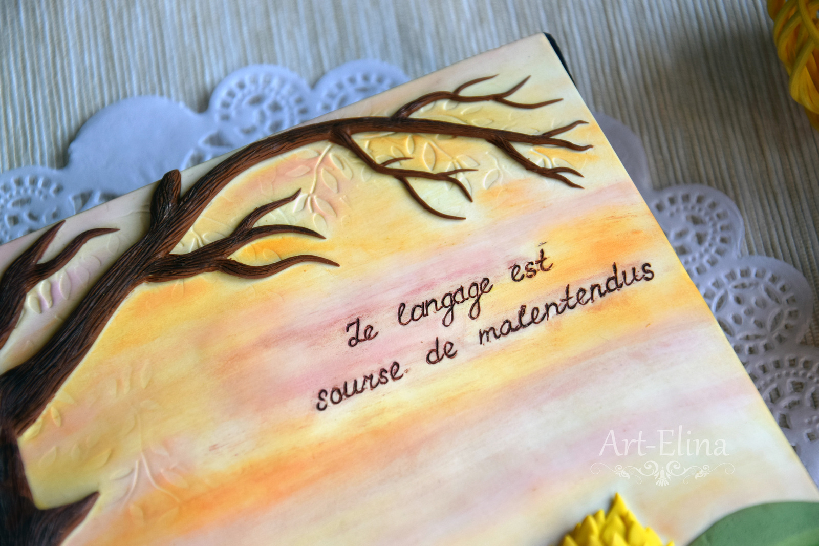 The Little Prince - cover decor - My, , Polymer clay, Little Prince, Longpost