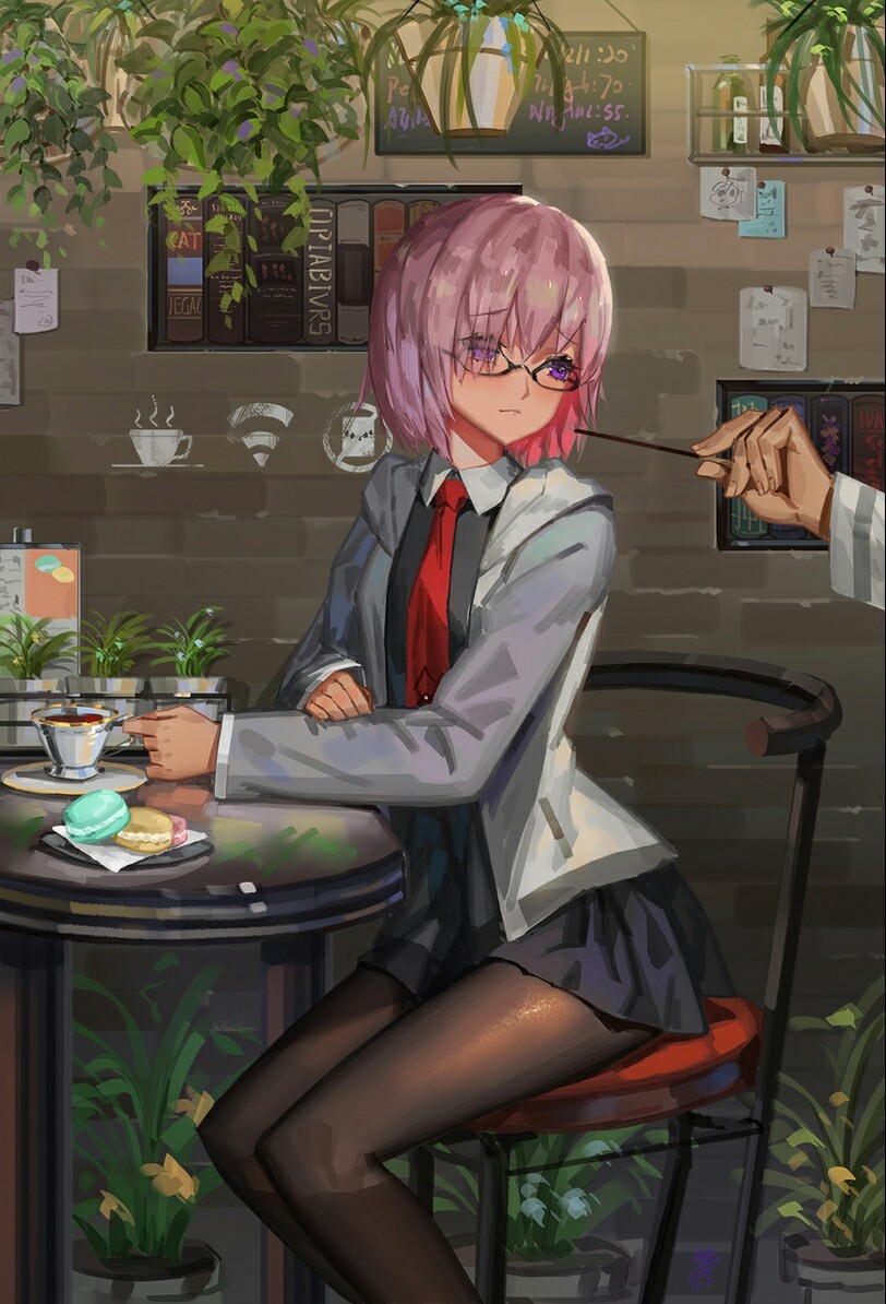 Anime Art - Fate, Fate Grand Order, Shielder, Anime Art, Аниме, Арт, Длиннопост, Mashu Kyrielight