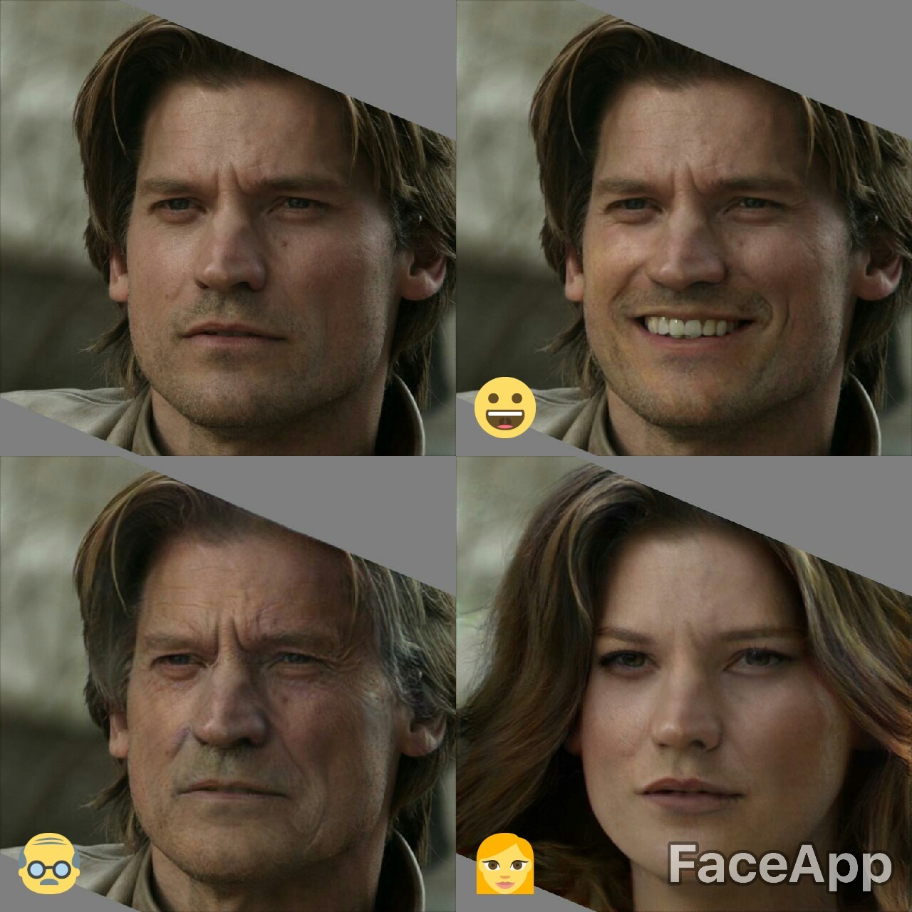 face app. Game of Thrones - Longpost, Characters (edit), Collage, Faceapp, Game of Thrones, My