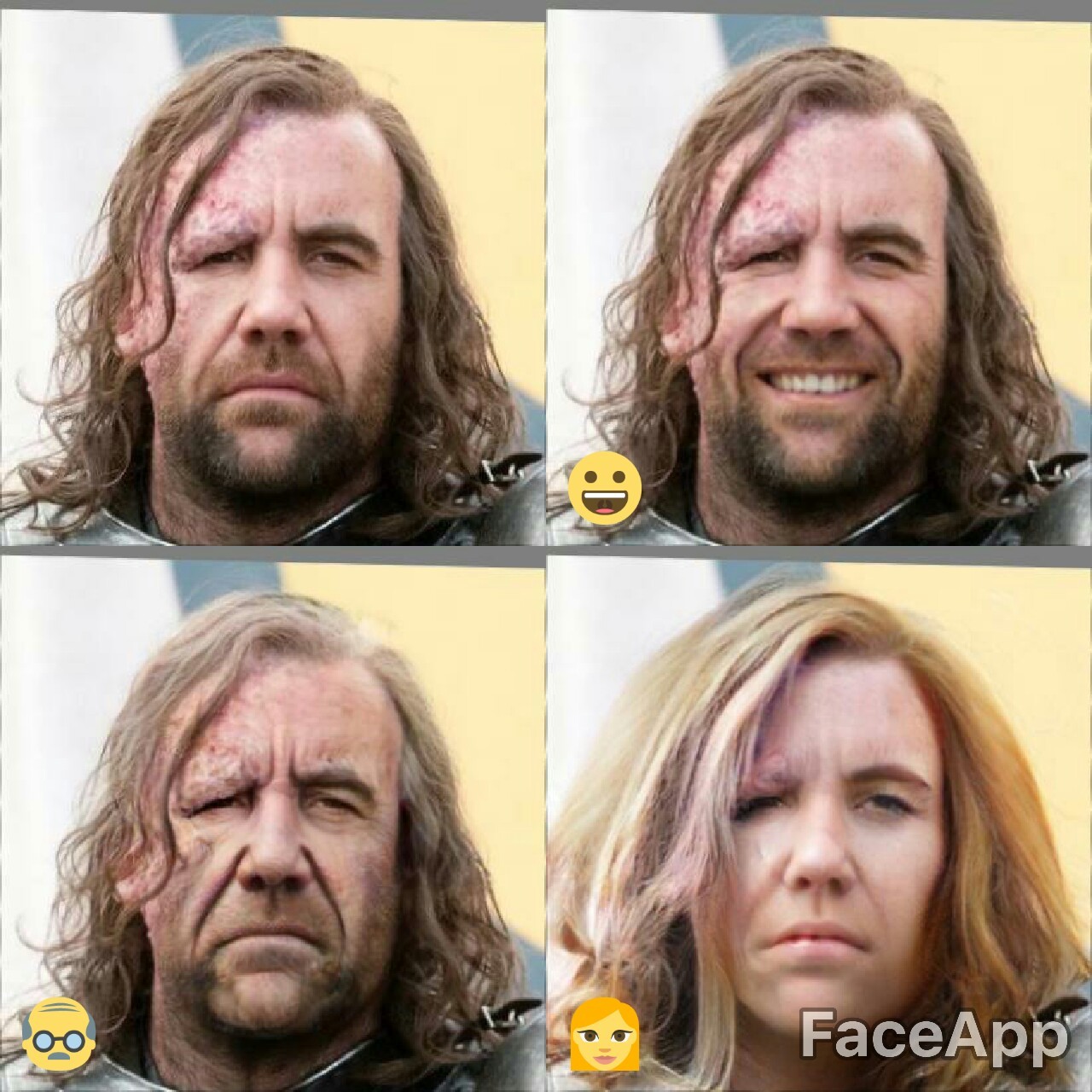 face app. Game of Thrones - Longpost, Characters (edit), Collage, Faceapp, Game of Thrones, My