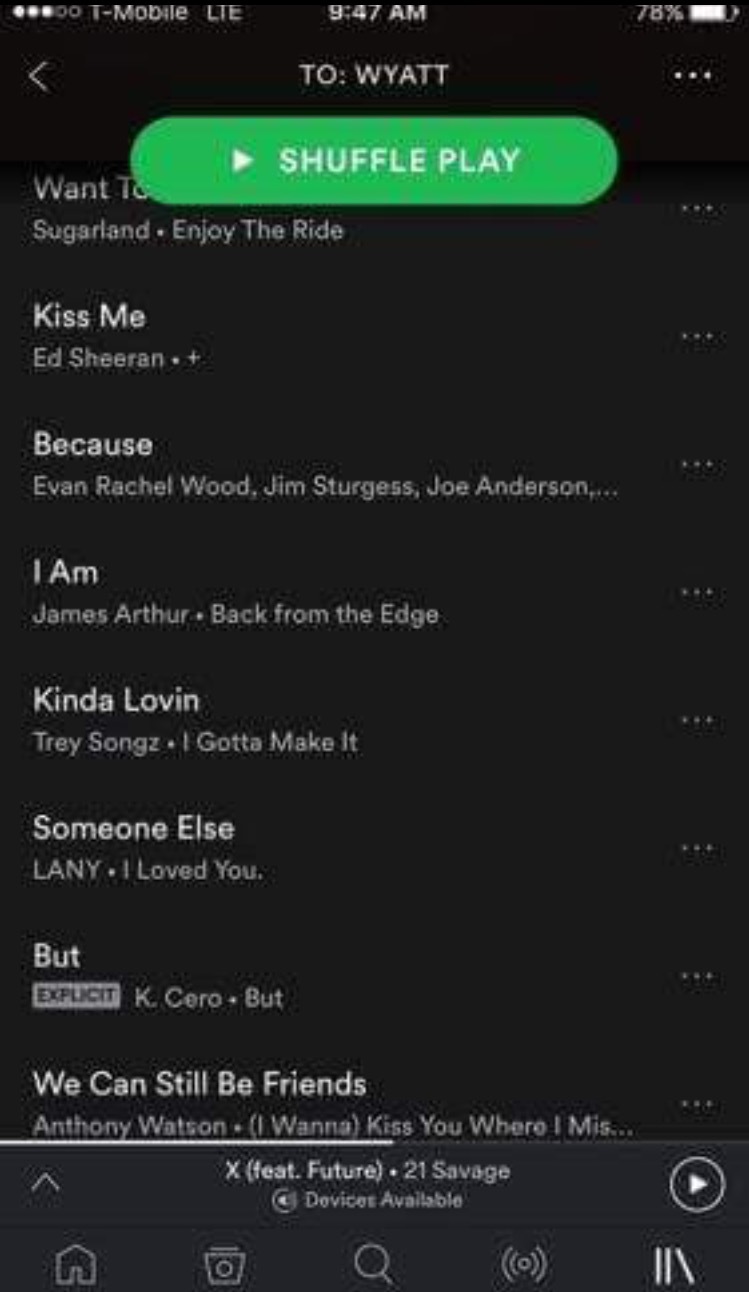 American woman dumped boyfriend using Spotify playlist - Relationship, Parting, Longpost