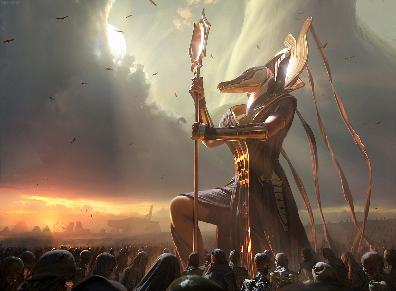 The Gods of Amonkhet - Magic: The Gathering, Art, Longpost