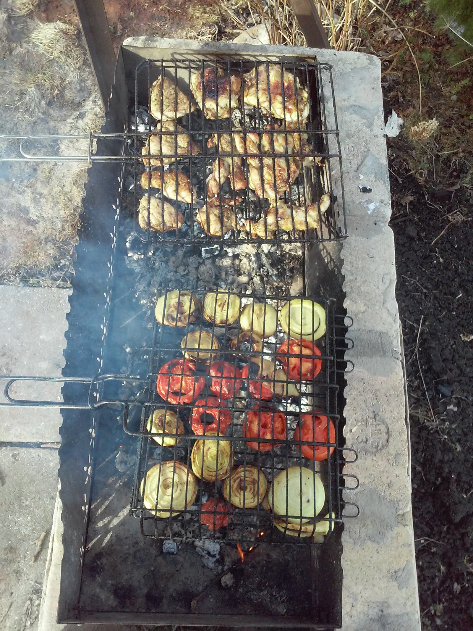 My recipe for kebabs without liquid marinade - My, Shashlik, Grill, Pickling, Longpost