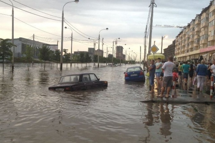 Flood in Krasnodar 2016 - Krasnodar, Flood, The Element of Water, Element, The photo, Longpost