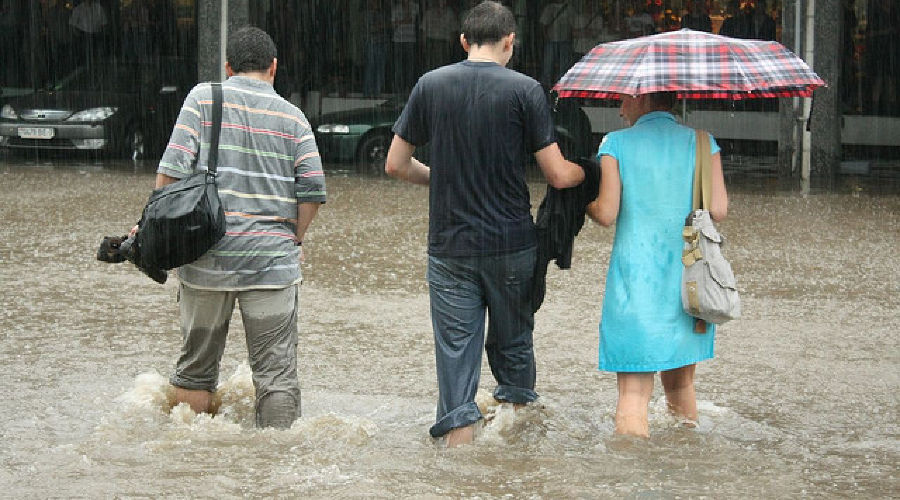 Flood in Krasnodar 2016 - Krasnodar, Flood, The Element of Water, Element, The photo, Longpost