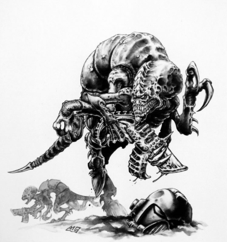 Tyranids - Wh Art, Warhammer 40k, Tyranids, Longpost