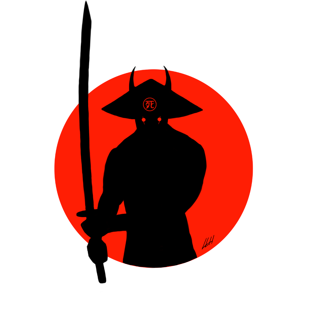 Inspired by the dawn - My, Samurai, Warrior, The sun, Japan