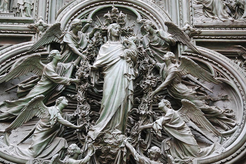 Doors of the Duomo Cathedral in Milan - Bronze, High relief, Door, Longpost