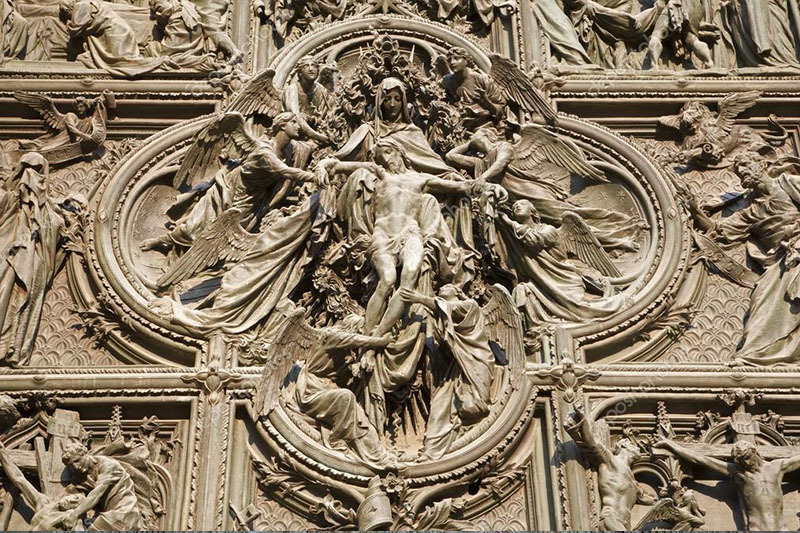 Doors of the Duomo Cathedral in Milan - Bronze, High relief, Door, Longpost