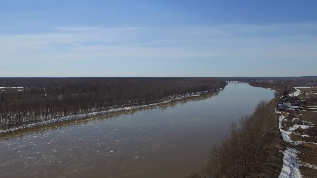 Altai. The Chumysh River in spring from a bird's eye view. - My, Altai, Altai region, , Video, Altai Republic