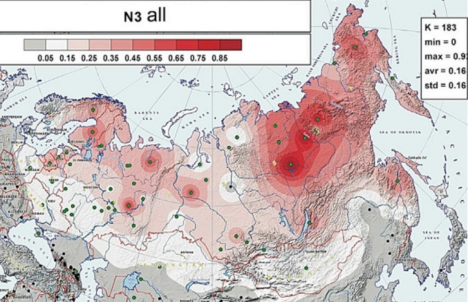 Genetics: Haplogroup N: From Kamchatka to Europe - Haplogroup, Genetics, , Chinese, Estonians, Mari, , Longpost, Chromosomes