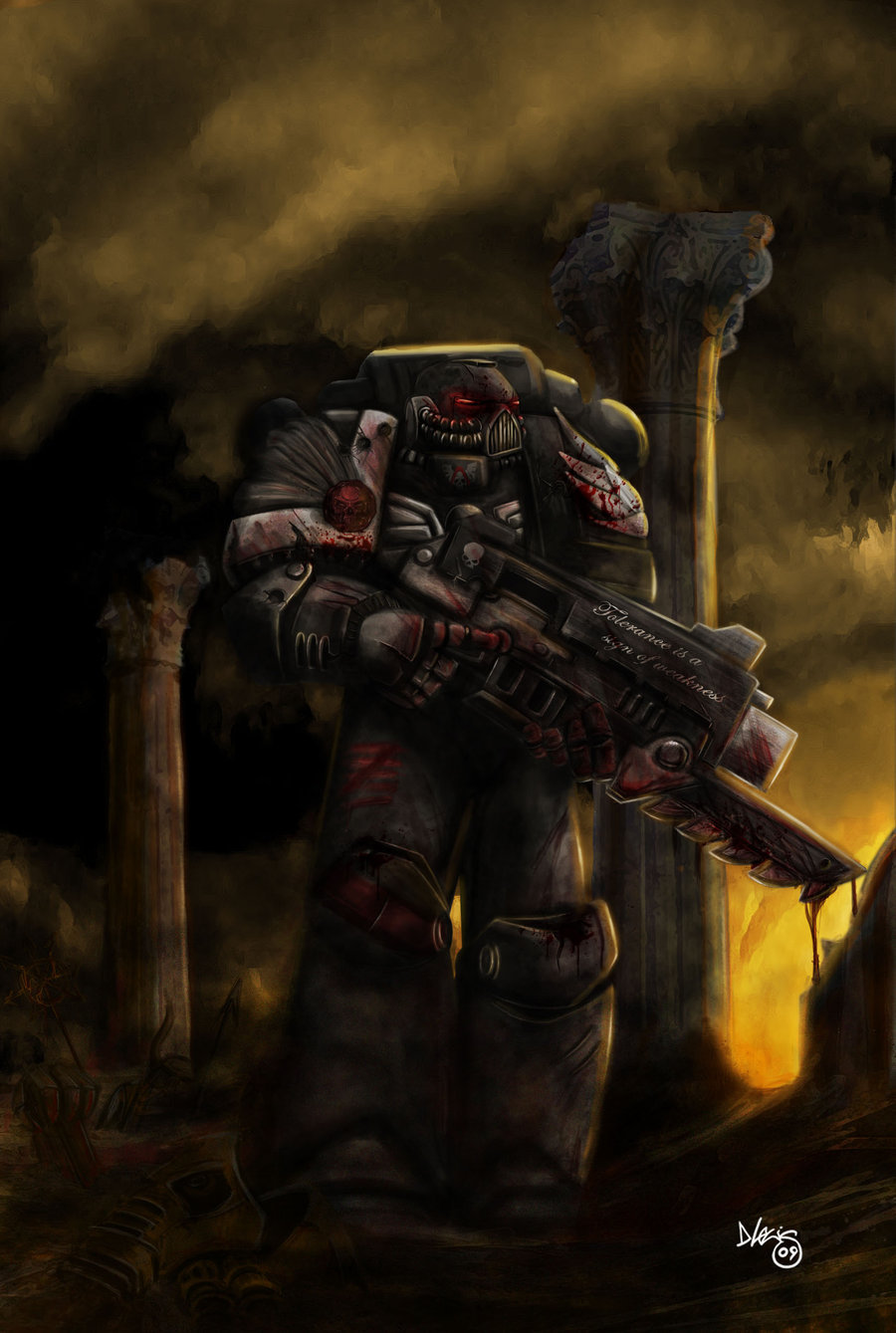 Space Marine - Wh Art, Warhammer 40k, , Longpost