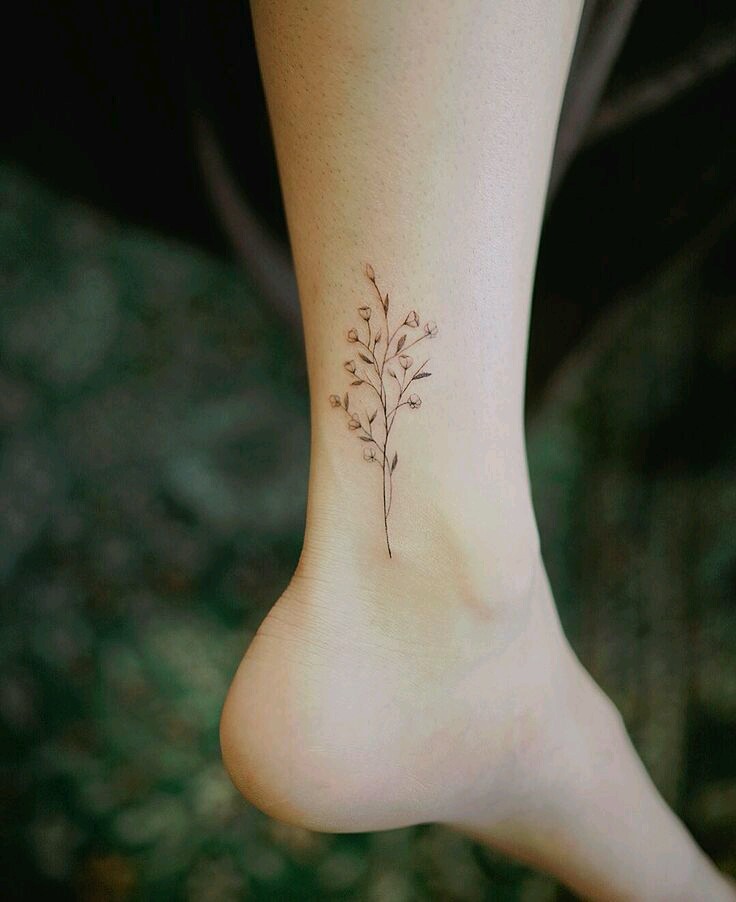 Botanical tattoos. 2 selection. - Tattoo, Flowers, , Longpost