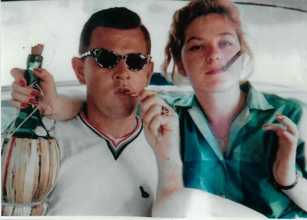 My grandparents in 1960, on a date. - Images, Alcohol, Cigarettes, Party