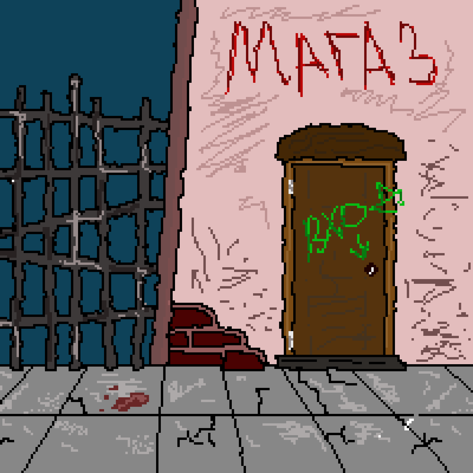 My first work in this style. - My, Pixel Art, Fiction, Longpost