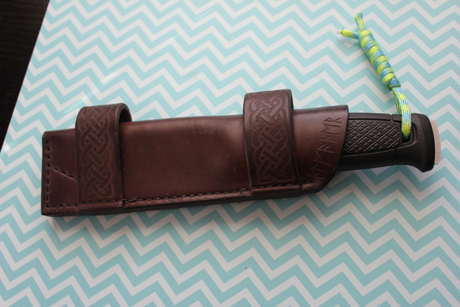 Sheath for Mor - Knife, Sheath, Leather, Needlework without process, Morakniv, Longpost