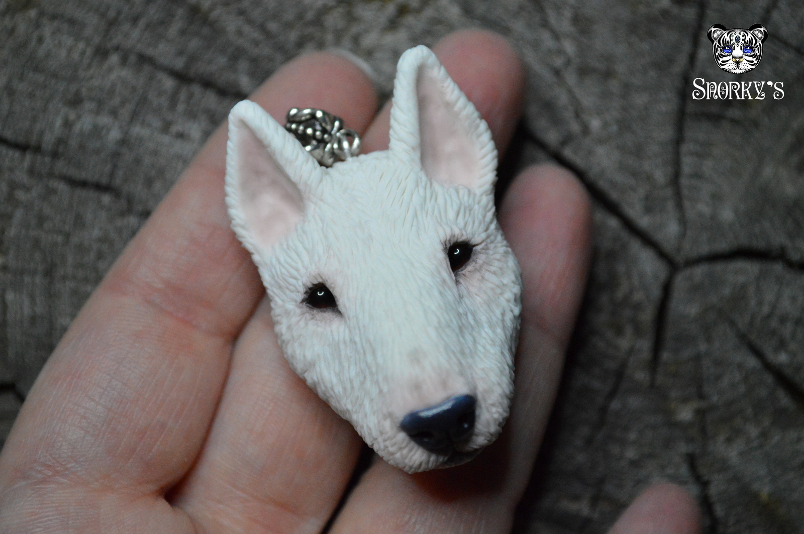 New dogs and wolves) And not only.. - My, Polymer clay, Handmade, Dog, Husky, Wolf, The Dragon, Samoyed, Bull terrier, Longpost