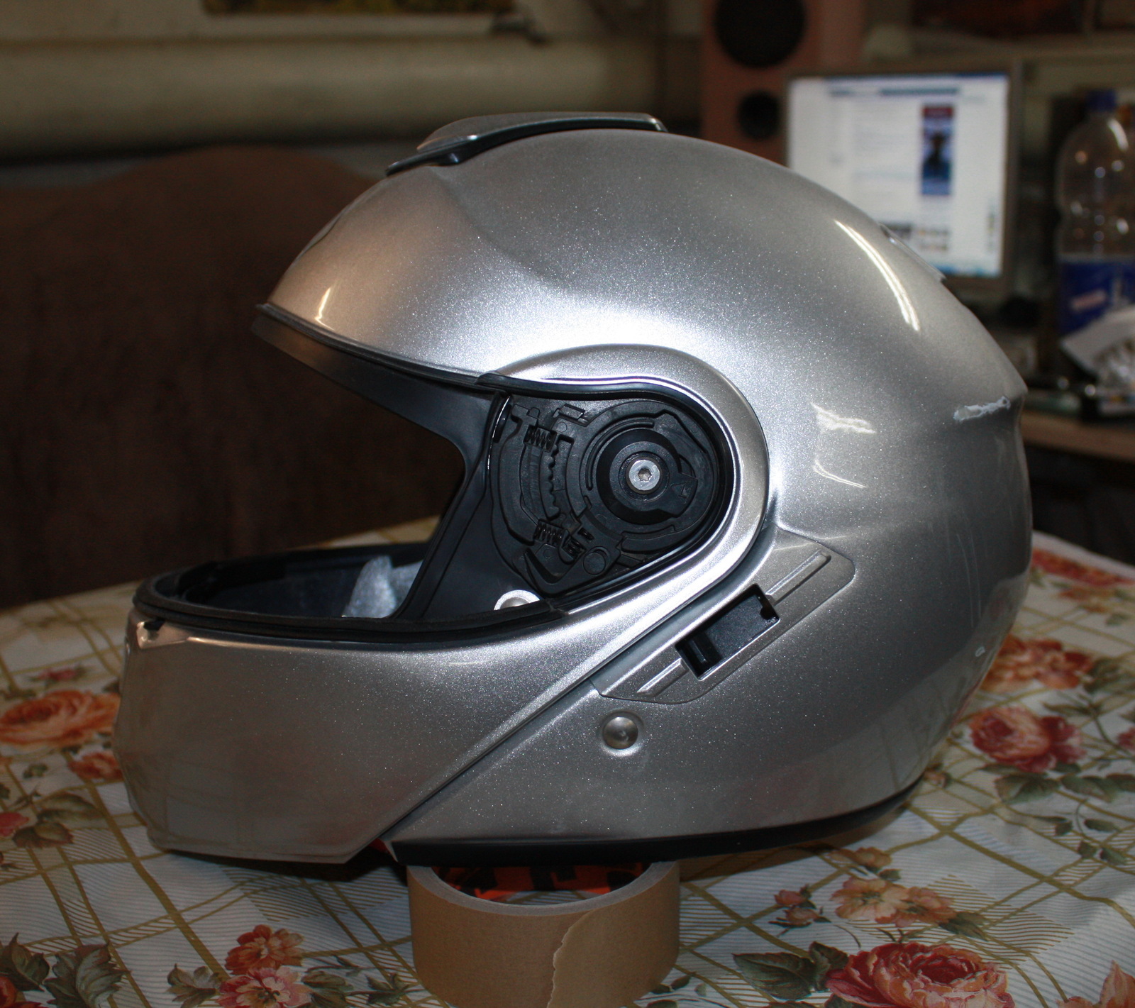 Shoei helmet in techno theme - My, Airbrushing, Helmet, Airbrushing on the helmet, , Shoei, Tyumen, Longpost