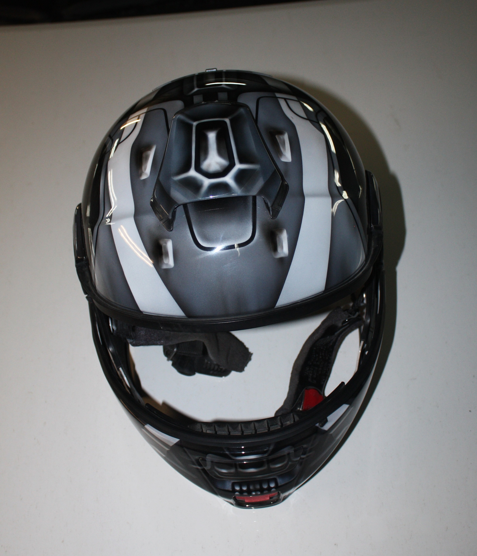 Shoei helmet in techno theme - My, Airbrushing, Helmet, Airbrushing on the helmet, , Shoei, Tyumen, Longpost