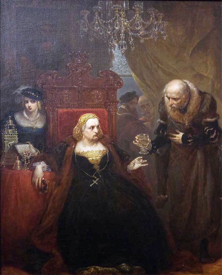 Poisoning of Queen Bona - Jan Matejko, 1859. - History in paintings, Painting