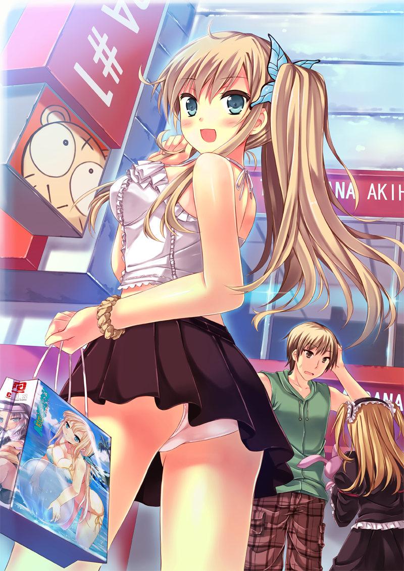 Shopping with a girl might not be so tiring) - Anime, Anime art, Sena Kashiwazaki, Kobato Hasegawa, , Boku wa Tomodachi ga Sukunai