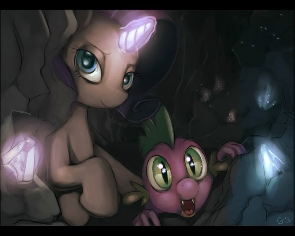 Eureka - My little pony, PonyArt, Rarity, Spike, Gsphere