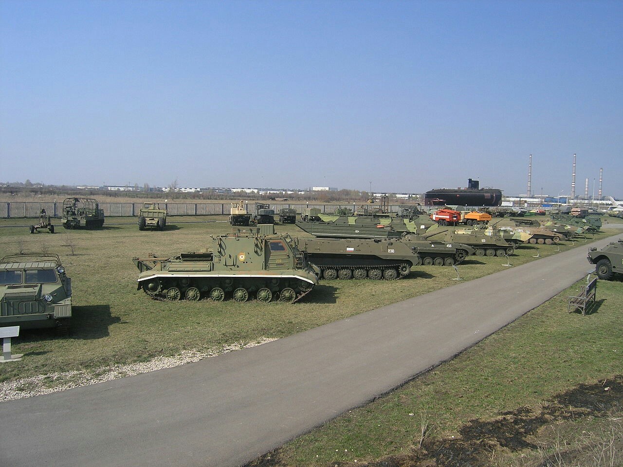 Park complex of the history of technology named after K. G. Sakharov in Togliatti - Museum, Technics, Armored vehicles, Submarine, Tolyatti, Artillery, Longpost