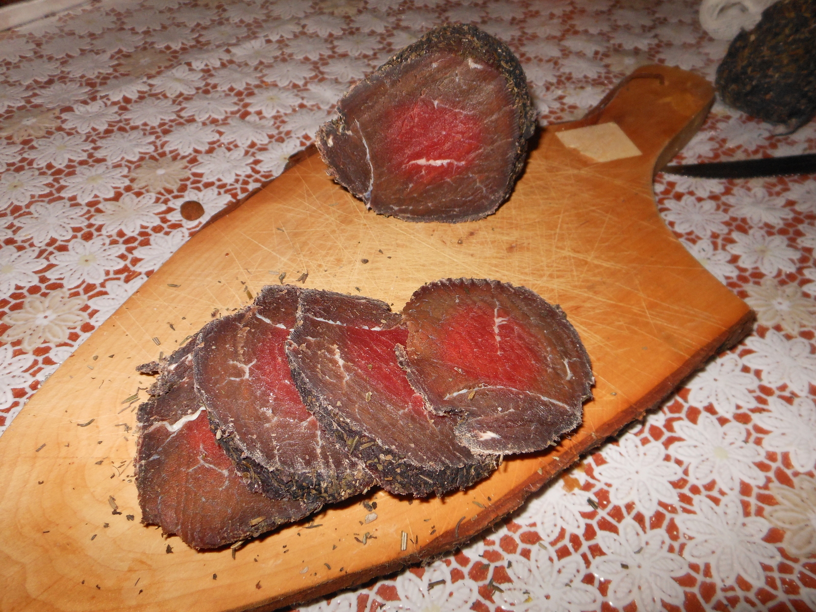 A little more bresaola. - My, Bresaola, Meat, , Food, Longpost