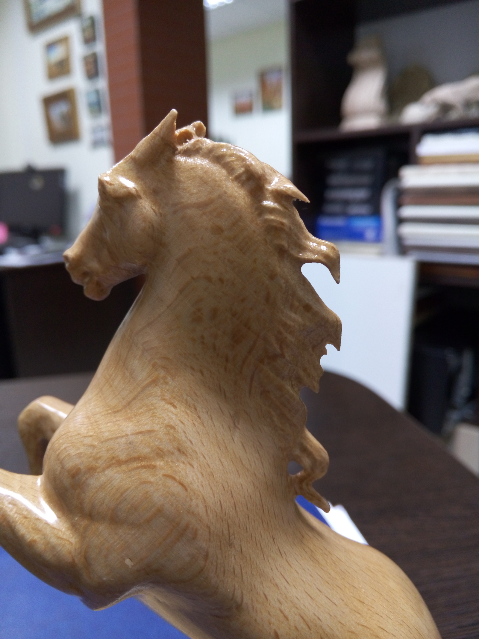 CNC horse - My, CNC, Milling, , , Video, Longpost