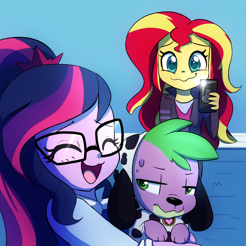 [Translation] Dog Spike (Ask blog) - Translation, Comics, My little pony, Spike, Ember, Twilight sparkle, Sunset shimmer, , Longpost, Princess ember