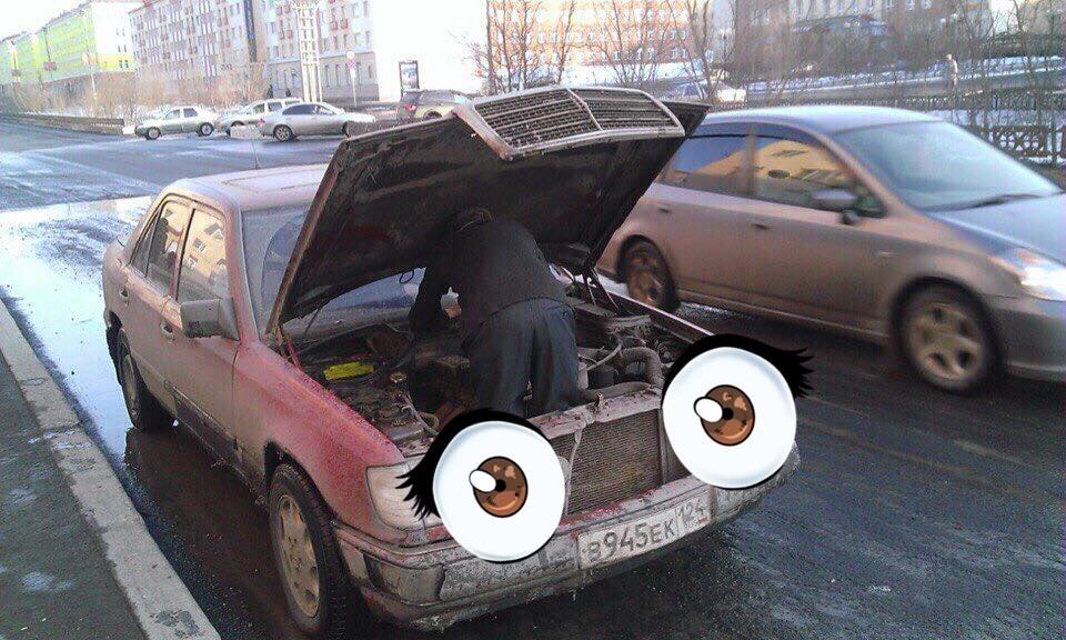 “Are you sure you will marry me?” - My, Norilsk, Car, Repair