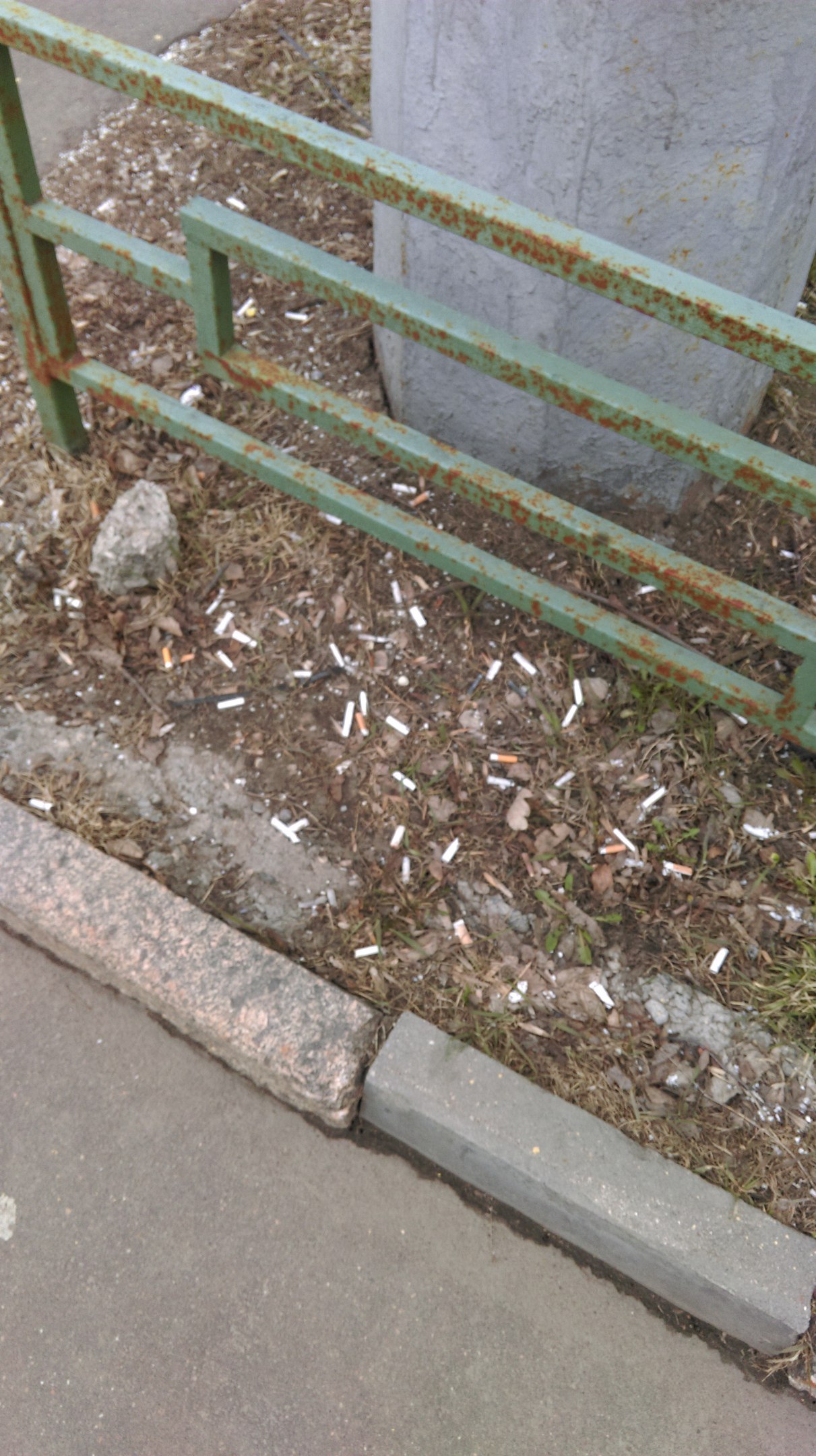 Appeal to smokers and all concerned - My, Smoking, Garbage, Dirt, Tired of, Longpost