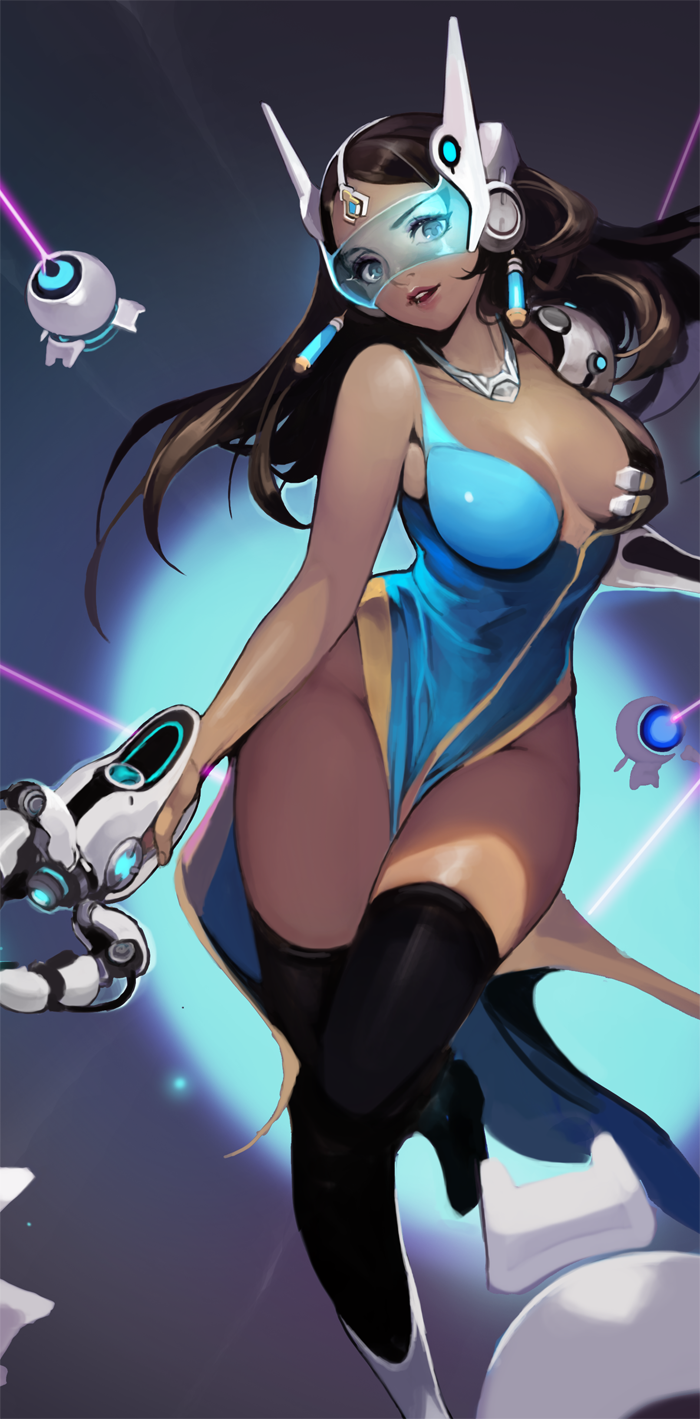 Cuties - Overwatch, Symmetra, Mercy, Dva, Longpost, Anime