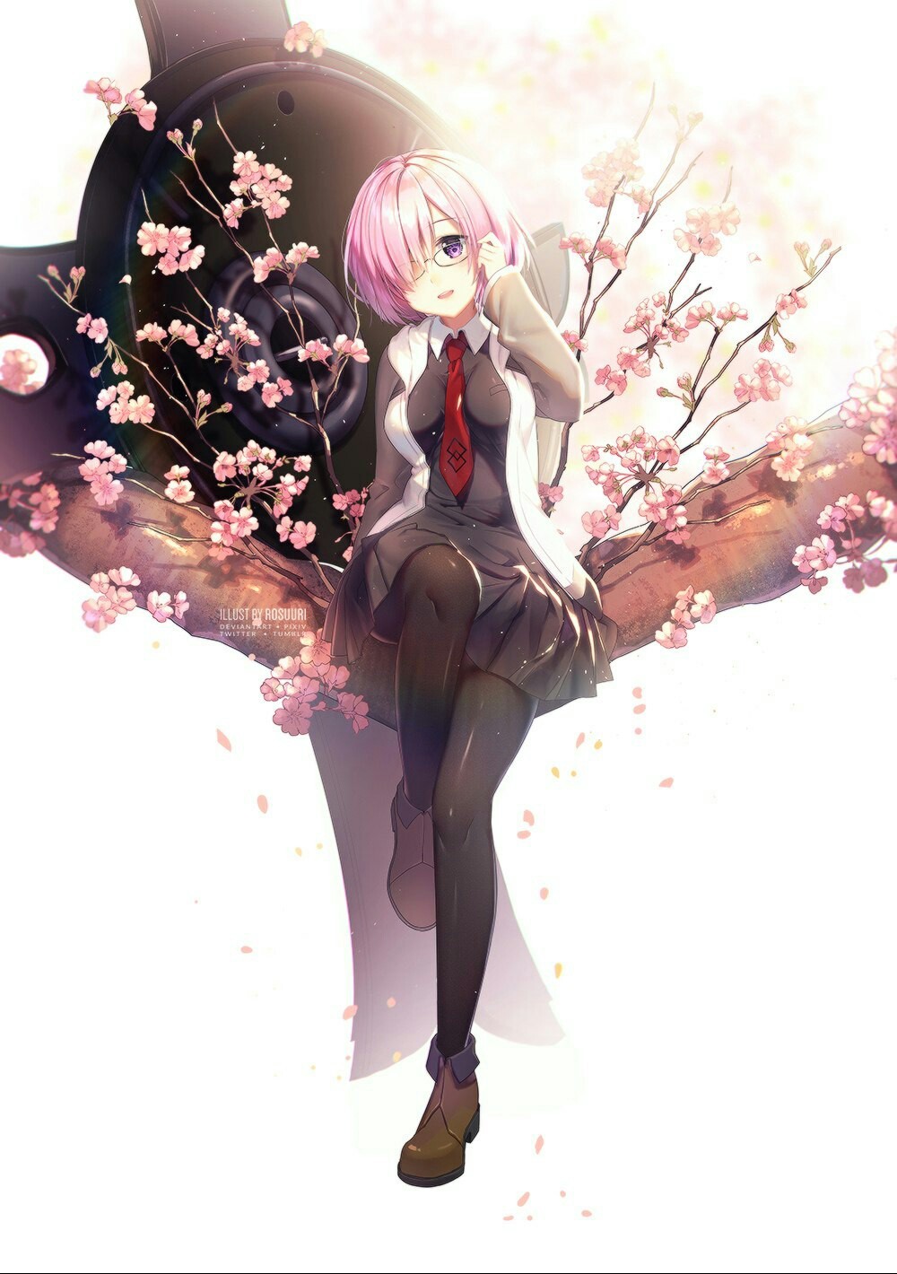 Anime Art - Anime Art, Арт, Аниме, Shielder, Fate, Fate Grand Order, Длиннопост, Mashu Kyrielight