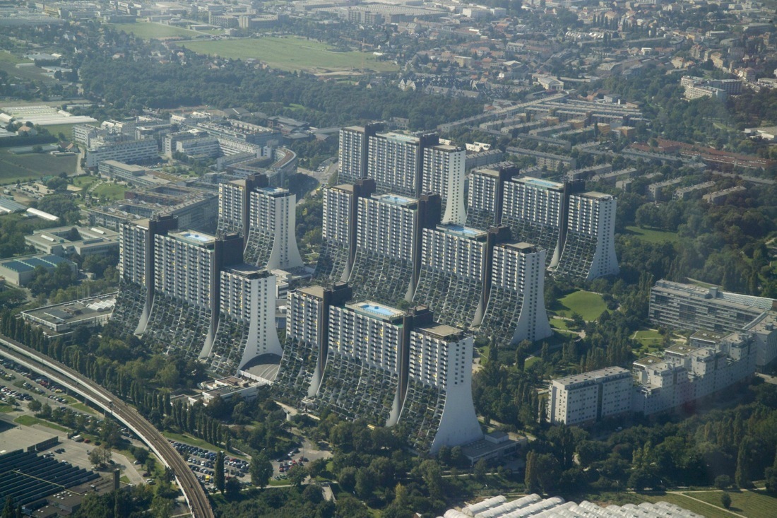 Multi-storey residential complex in Vienna - My, Austria, Architecture, Vein, House, District, Longpost