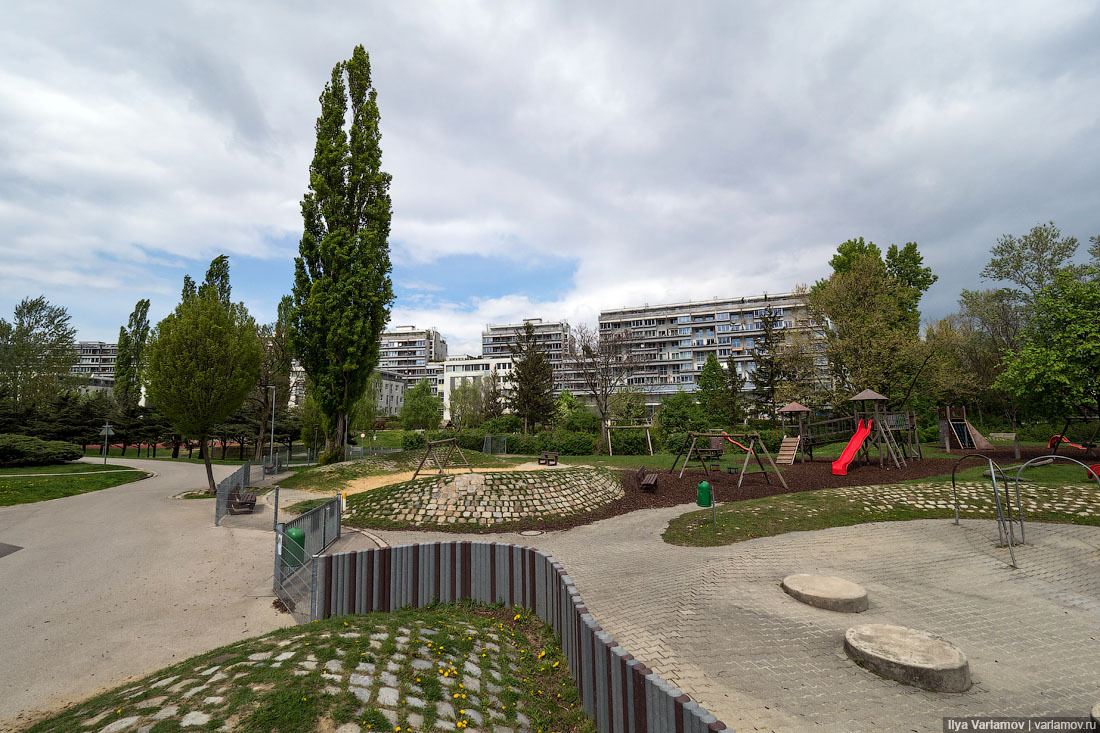 Multi-storey residential complex in Vienna - My, Austria, Architecture, Vein, House, District, Longpost