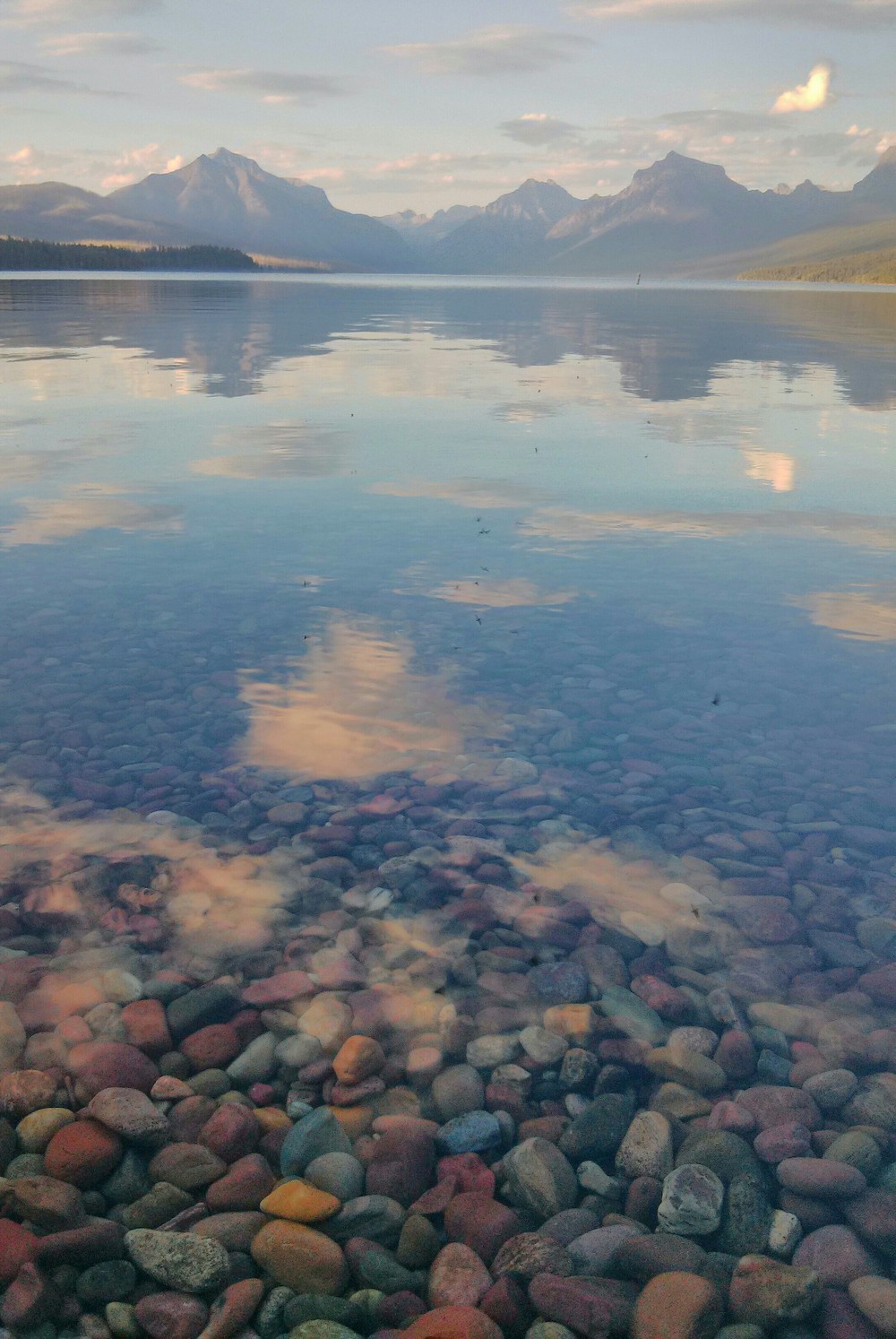 Lake McDonald, Montana - A rock, Lake, beauty, Longpost