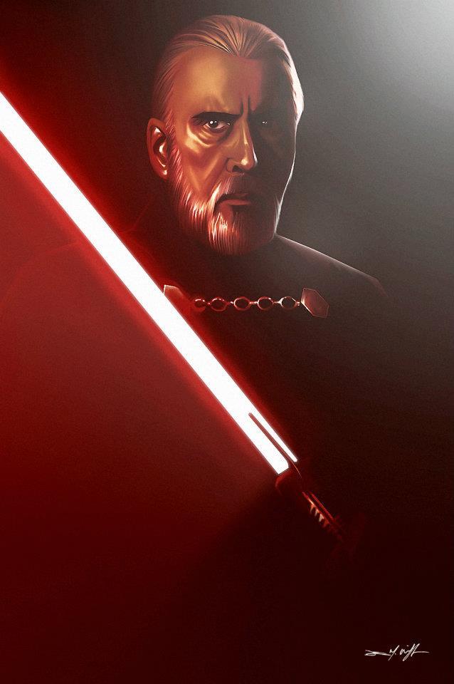 Count Dooku art - Star Wars, Art, Longpost