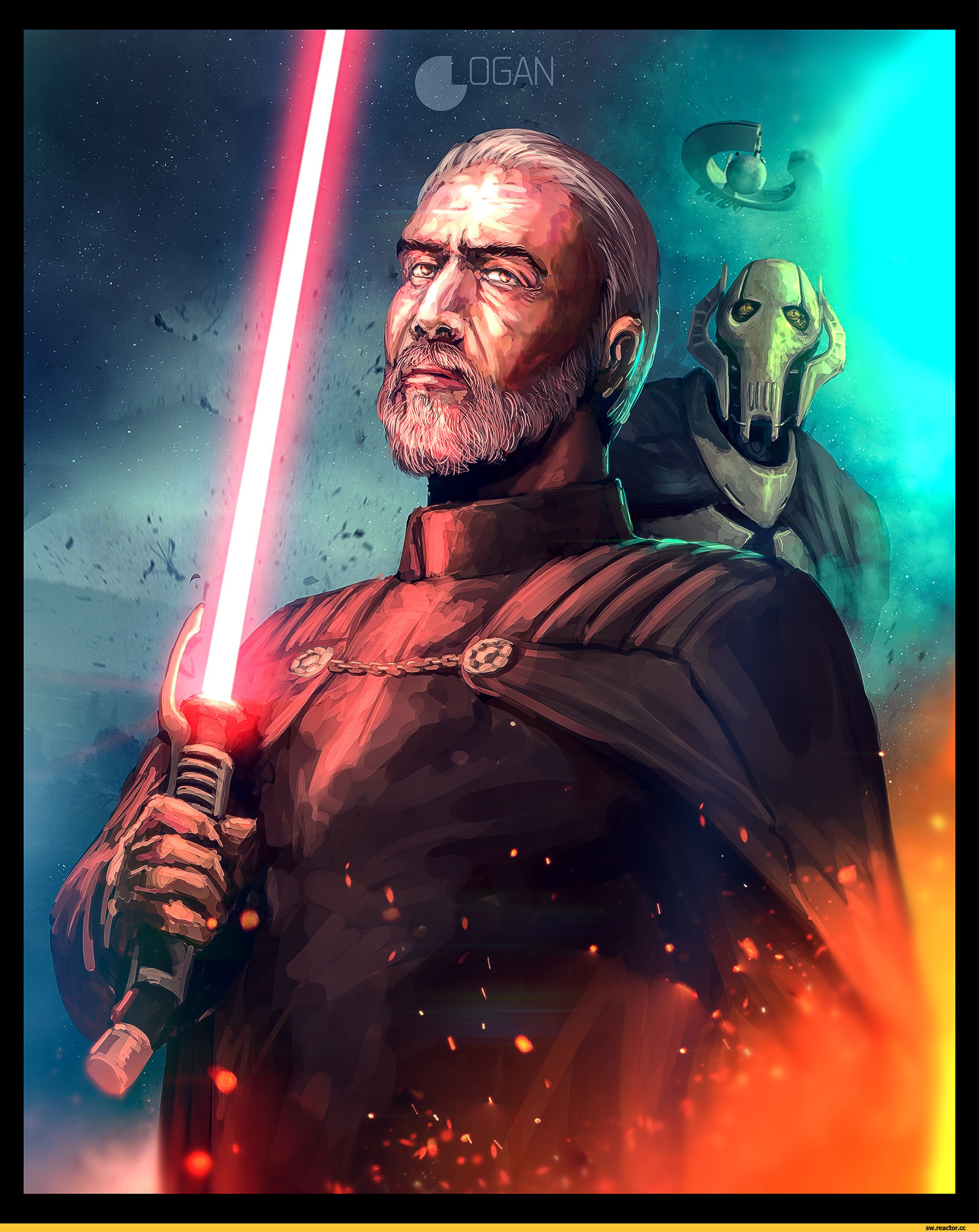 Count Dooku art - Star Wars, Art, Longpost