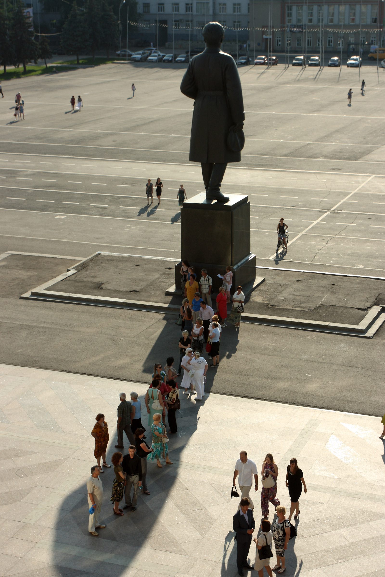 Heat - The photo, Summer, Samara, Square, Monument, Heat