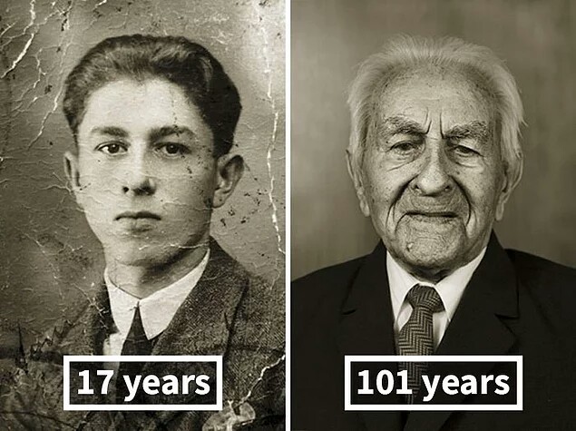 Then and now: - People, Age, Old age, Longpost