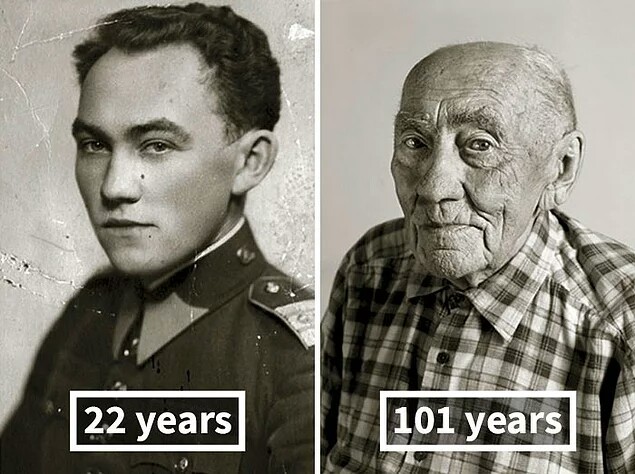 Then and now: - People, Age, Old age, Longpost