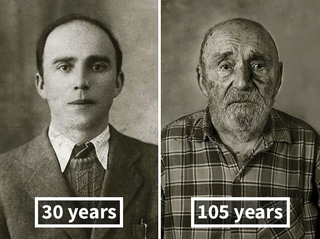 Then and now: - People, Age, Old age, Longpost