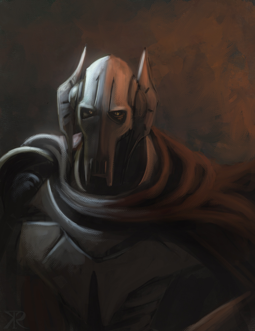 General Grievous (Kimaen jai Sheelal) - Star Wars, Art, Longpost, Halo